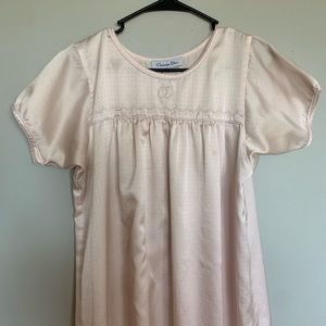Vintage baby pink, baby-doll Christian Dior Nightgown! 🩷